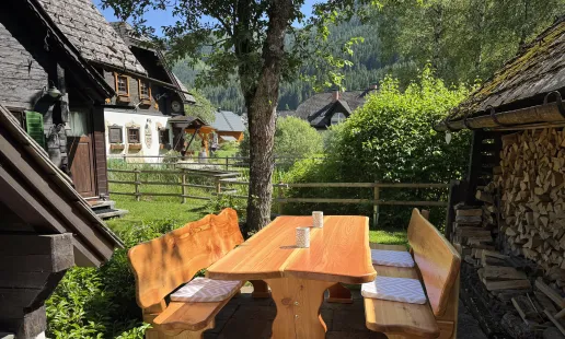 Fischerhütte Gartengarnitur